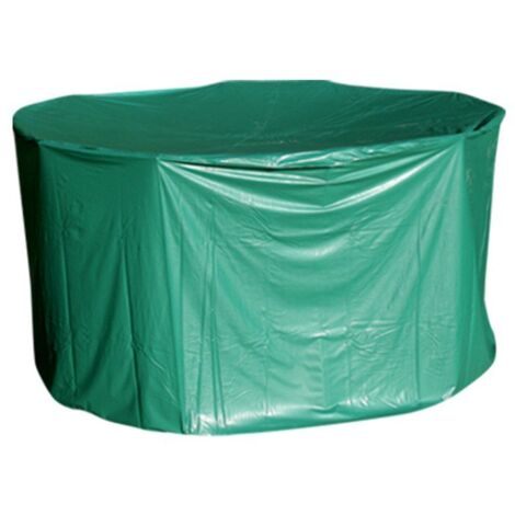 TERRE JARDIN - Funda protectora de PVC para mesa redonda de jardín - exterior