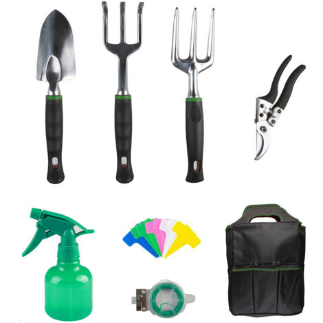 TERRE JARDIN - Kit de herramientas de jardinería - conjunto de 8 piezas