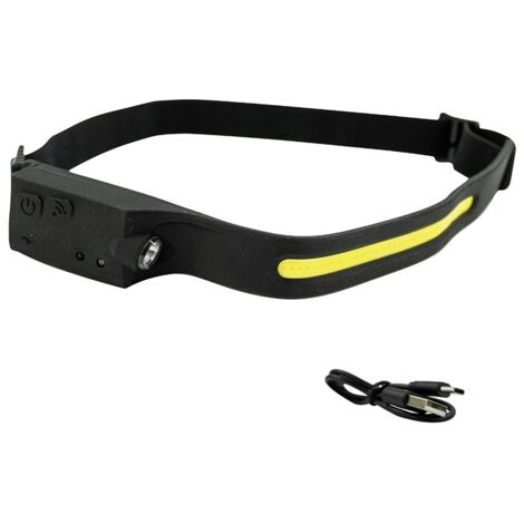 TERRE JARDIN - Linterna frontal recargable con sensor de movimiento