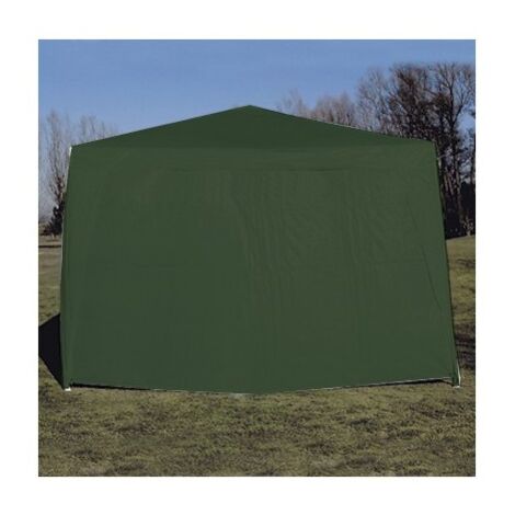 Terre Jardin – Mur de tonnelle 3 x 3 m en polyéthylène – Protection contre le vent et le soleil – Fixation par scratchs – Mur vendu seul