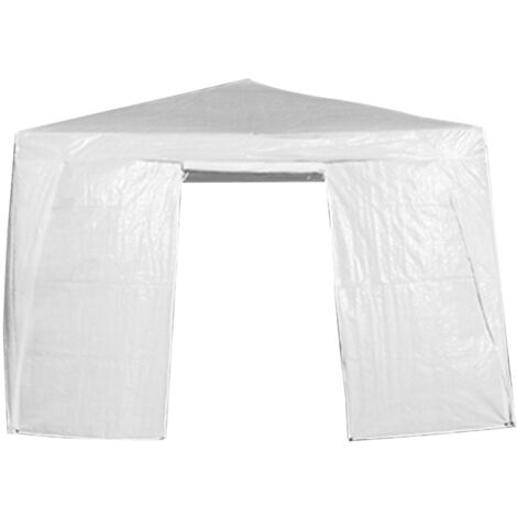 Terre Jardin – Mur tonnelle de jardin 3 x 3 m avec porte zippée – Fixation par scratchs – Hauteur 1.9 m – Largeur ouverture 180 cm