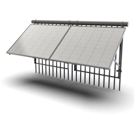 TERRE JARDIN Panneau solaire 400W (2 pièces 200W) - 38.5V - Kit complet photovoltaïque Plug and Play - 1.5 kwh par jour