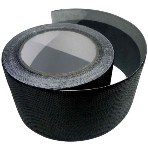 Terre Jardin – Ruban adhésif de réparation bâche 10 m – Largeur 8 cm – Résistant aux intempéries – Pour bâches en plastique endommagées