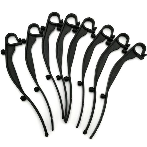 OSE TERRE JARDIN - Set mit 8 Befestigungshaken aus Drahtgeflecht für Dachrinnen