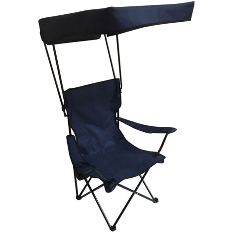 TERRE JARDIN - Silla plegable con parasol sunrise Verde