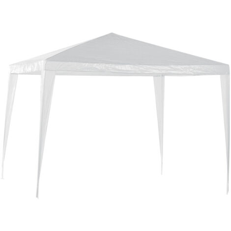 Terre Jardin – Tonnelle de jardin 3x3 m en acier – Bâche imperméable 110 g/m² – Résistante aux UV – Abri extérieur sans murs