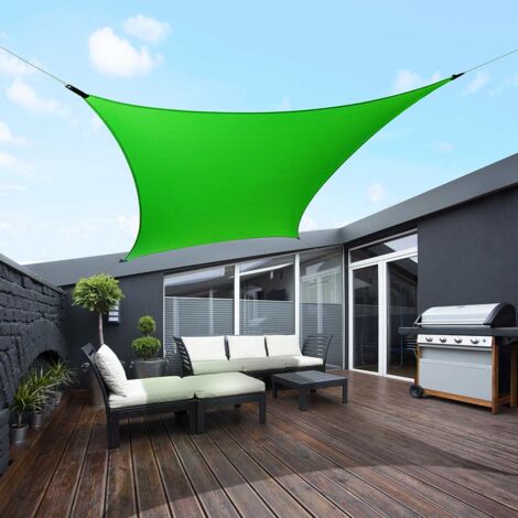 TERRE JARDIN - Vela de sombra rectangular extensible Gris