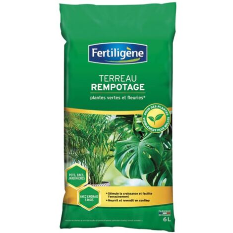 Terreau De Rempotage Sac De 6 Litres - Fertiligène