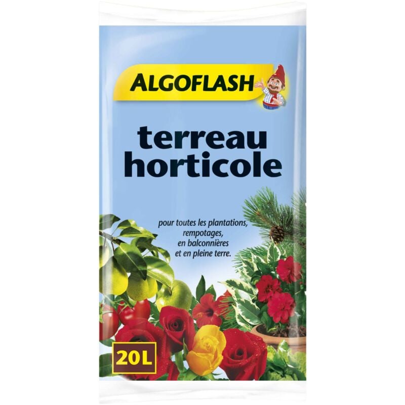 Algoflash - Terreau horticole 20 litres