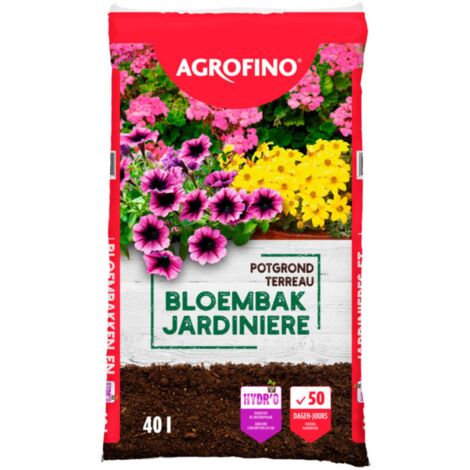Terreau jardinières Agrofino 50 jours de nutrition 40L