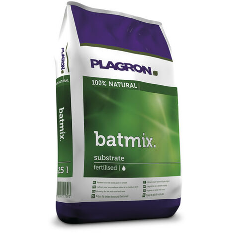 terreau Plagron Bat Mix 25 litres avec guano de chauves souris