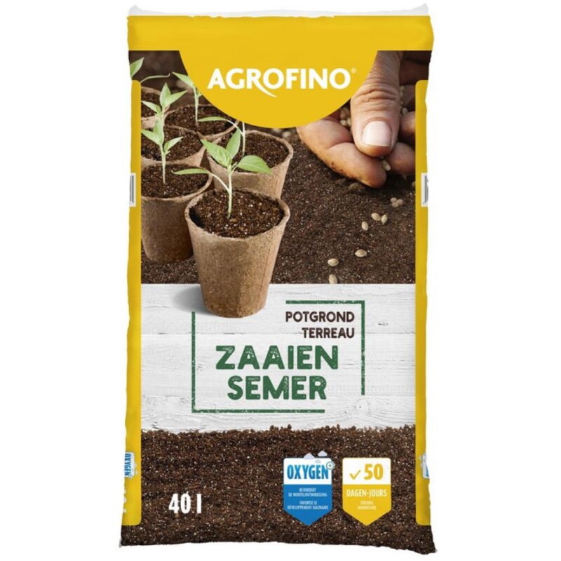 Fleur - Terreau semis et bouturage Agrofino 50 jours de nutriments 40L