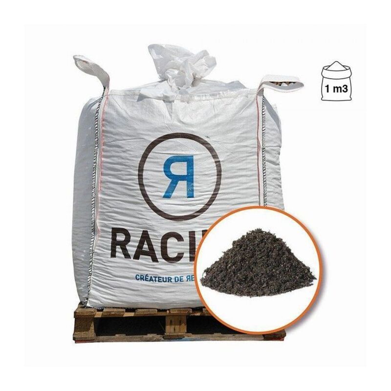 Terreau substrat toitures végétalisées spécial sedum Big bag 1 m3 - Brun