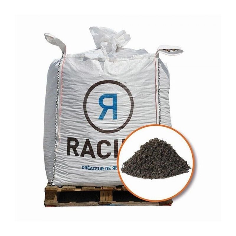 Terreau substrat toitures végétalisées spécial sedum Big bag 500 litres - Brun