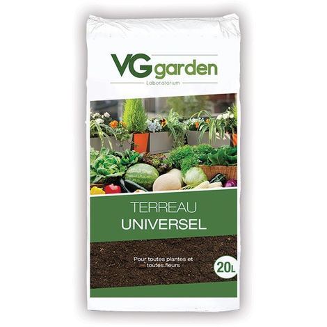 Terreau Universel avec engrais - 20L - VG Garden