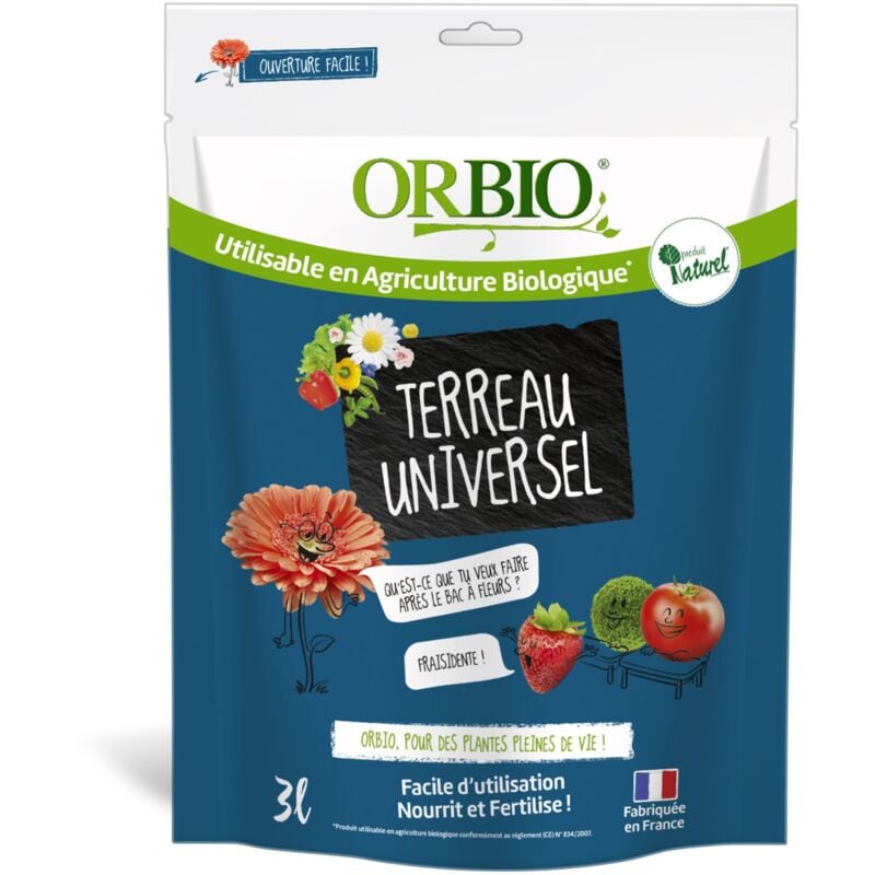 Orbio - Terreau universel 3L