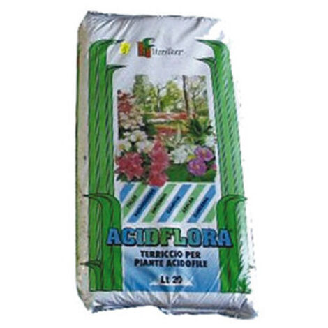 TERRICCIO AMMENDANTE PER PIANTE ACIDOFILE LT.20 PER ORTENSIE CAMELIE GARDENIE EC