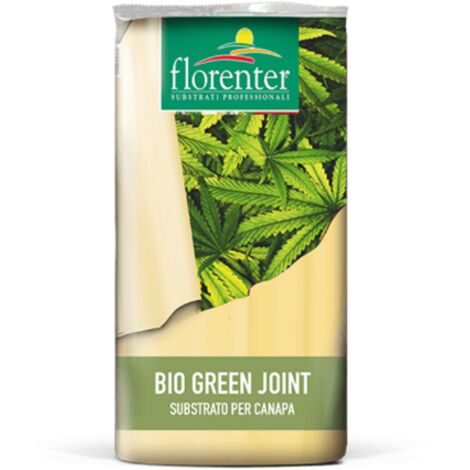 Terriccio bio specifico per piante di Canapa Cannabacee uso indoor e outdoor Substrato per coltivazione di Cannabis Bio Green Joint sacco da 45 litri