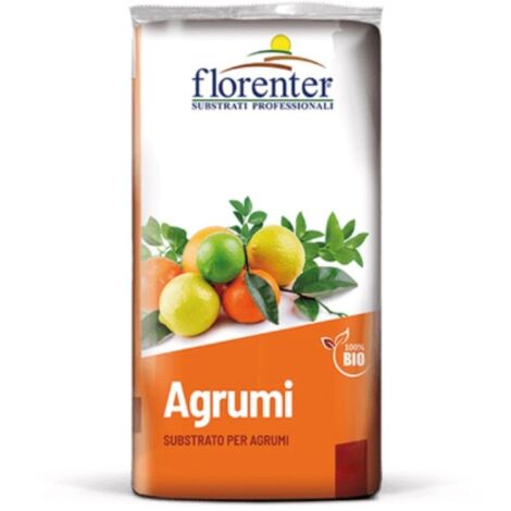 Terriccio di alta qualita' per agrumi Florenagrumi substrato in sacco 45 litri