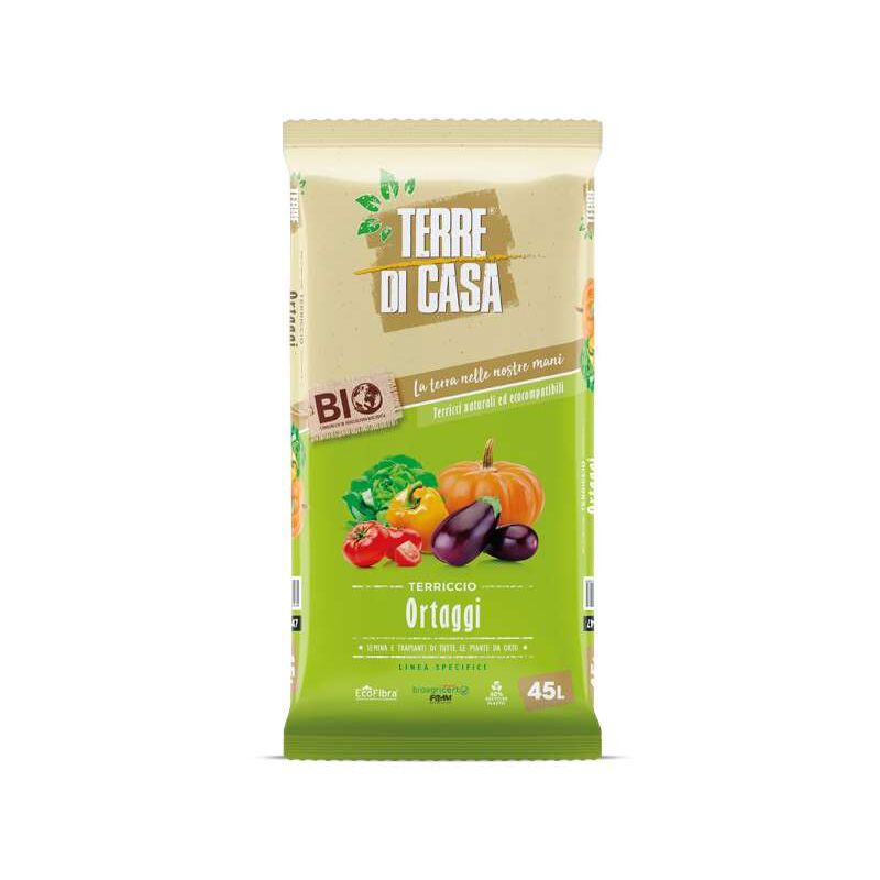 Terriccio Ortaggi Bio 45l Terre Di Casa