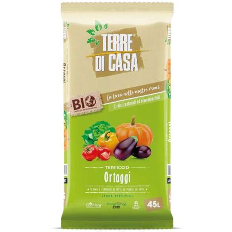 Terriccio ortaggi bio 45l terre di casa