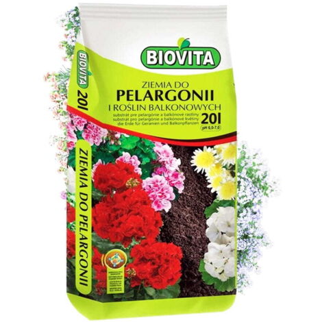 Terriccio per gerani e piante da balcone 20L