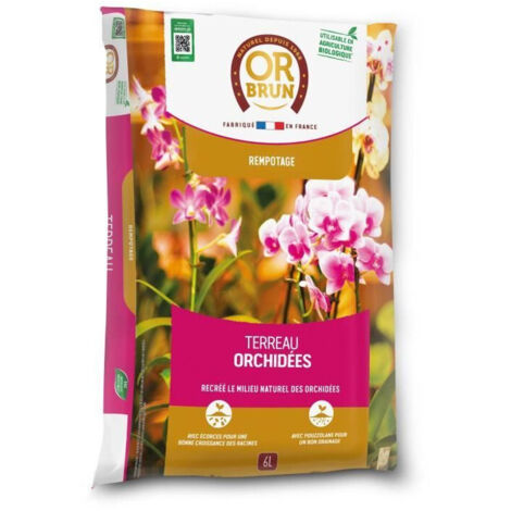 Terriccio per orchidee - OR BRUN - OBRTORC6U - 6L - Favorisce la crescita
