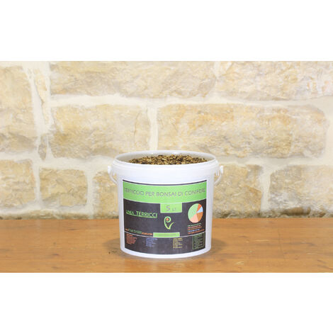 Terriccio pronto per bonsai di conifere - in secchiello da 5 lt.