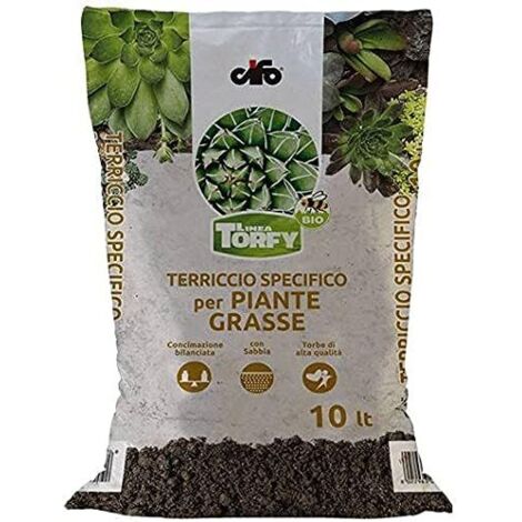 Terriccio specifico per piante grasse Torfy Bio 10lt Cifo