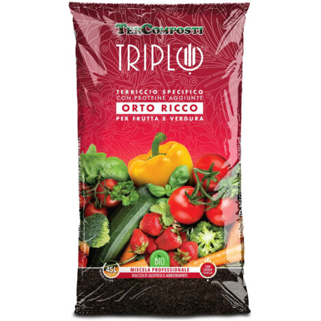 TERRICCIO TRIPLO ORTO RICCO 45L