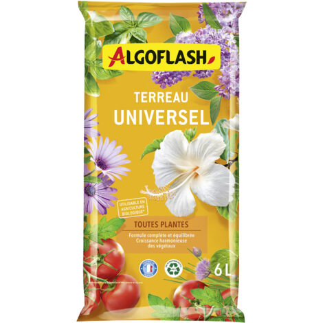 Terriccio universale, ALGOFLASH, 6 litri Algoflash