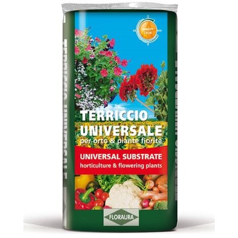 Terriccio Universale misto per piante fiori e orto Kb 10 Litri