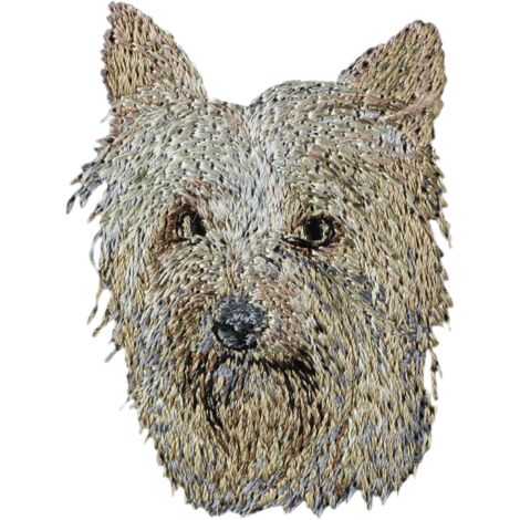 Terrier australien, Aussie - Patch en forme de chien, patch brodé, décoration de sac à dos unique par Art-Dog