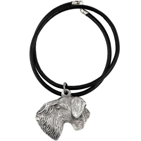 Terrier ceco, Terrier ceco - collana per cani, ciondolo argentato per amanti dei cani, gioielli unici di Art-Dog