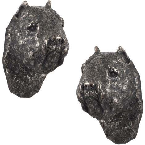 Terrier irlandés de pelo suave, Wheaten Terrier: estatuilla de perro, busto colgante, decoración única para un amante de los perros de Art-Dog