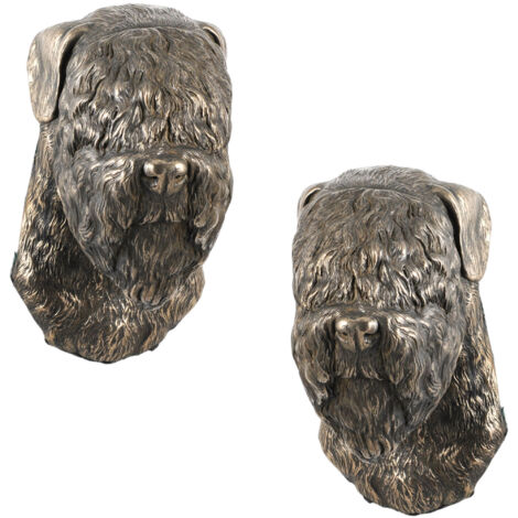 Terrier nero russo - statuetta di cane, busto appeso, decorazione unica per un amante dei cani di Art-Dog