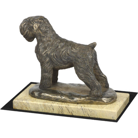 Terrier noir russe - statuette de chien, figurine silhouette de chien, trophée pour une exposition canine par Art-Dog