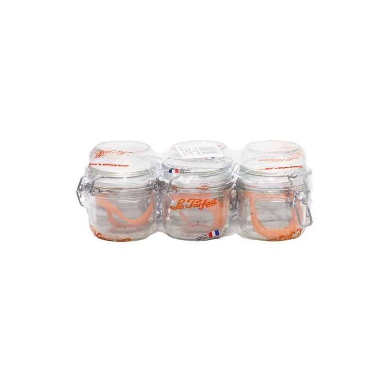 Lot de 6 bocaux à terrine 200g Le Parfait 900512