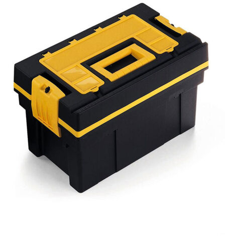 Terry 1000628 schwarze Werkzeugbox mit integriertem Organizer