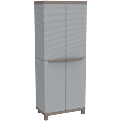 Terry Armadio C-Rattan 2680 2 ante e 3 ripiani L68 x P39 x H170