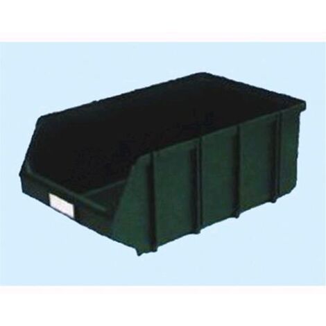 Terry Contenitore Aperto con Porta Ettichetta 308 x 610 x 250 mm Plastica Verde alta Resistenza agli urti Union box