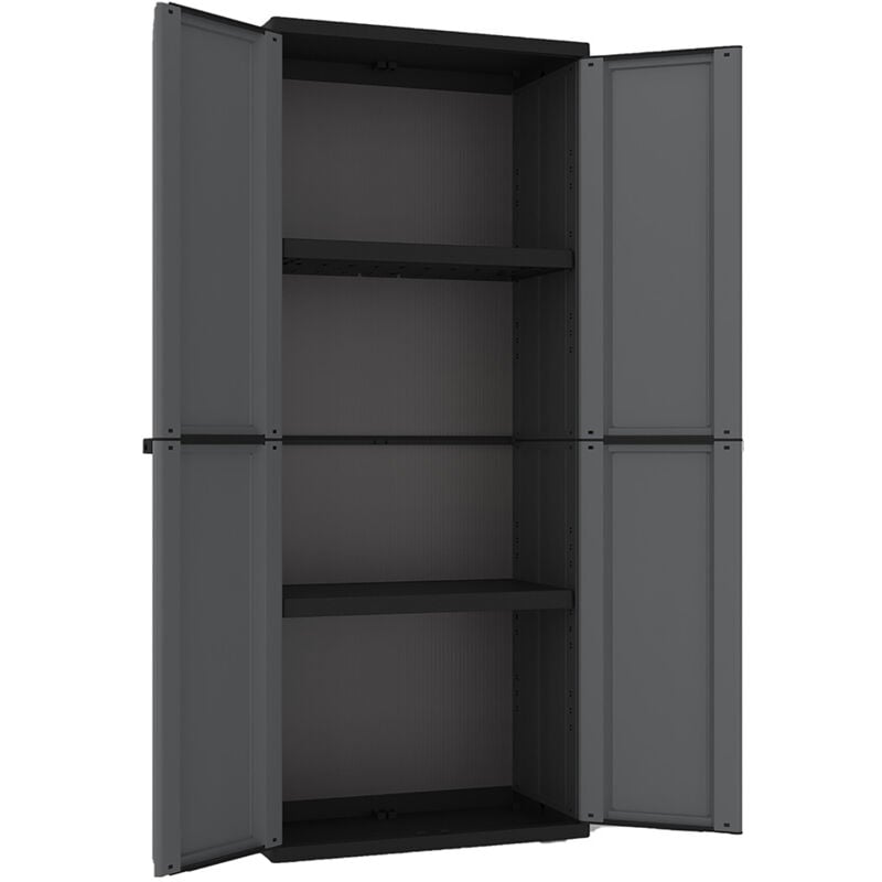 Jbase 268 Armoire de Résine, noire - Terry