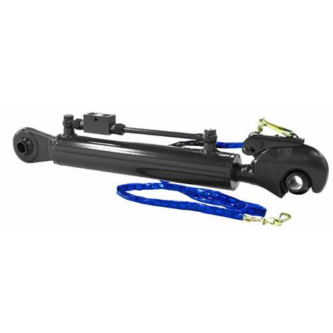 Terzo punto idraulico per trattore alesaggio 80mm Ø stelo 40mm lunghezza 641-921mm con valvola di blocco