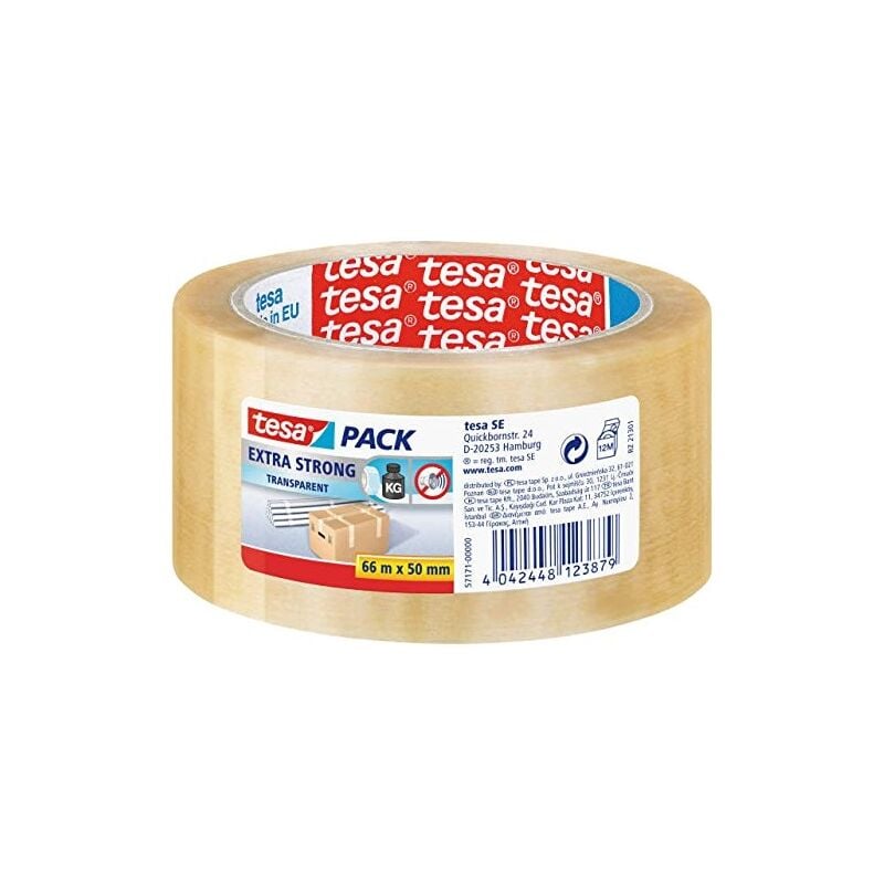 Tesa - 04024-00236-02-RUBAN adhésif extra 4024 transparent