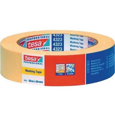 tesa  04323-00013-00 Kreppband tesa® Professional Beige (L x B) 50 m x 50 mm 1 St.
