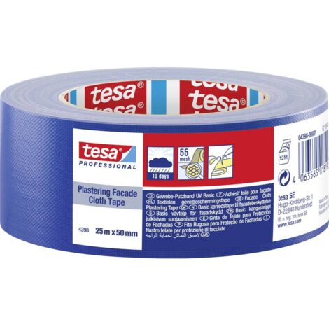 tesa 04398-00001-00 Nastro goffrato tesa® Professional Blu (L x L) 25 m x 50 mm 1 pz.