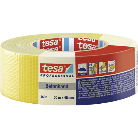 tesa  04662-00199-00 Gewebeklebeband tesa® Professional Gelb (L x B) 50 m x 48 mm 1 St.