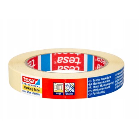 Tesa 3 Tage Abdeckband 50m x 19mm