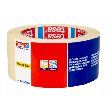 tesa 3 Tage Abdeckband 50m x 50mm