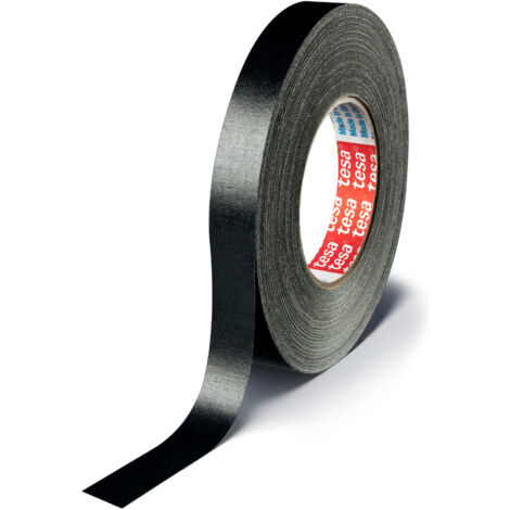 tesa 4651 Premium Gewebeband 50 m × 19 mm schwarz 8 Stk